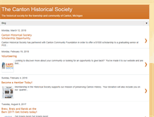 Tablet Screenshot of cantonhistoricalsociety.org